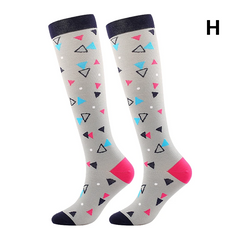 Stylish Compression Socks Elastic Support for Varicose Veins & Swelling Relief