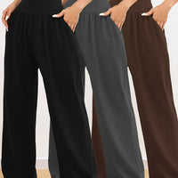 Women’s 3-Piece Wide-Leg Yoga Pants by Snagg A Pant