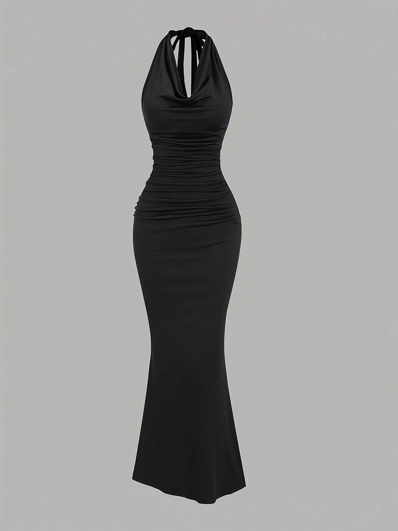 2pcs Elegant Halter Neck Mermaid Dresses - SnaggIt