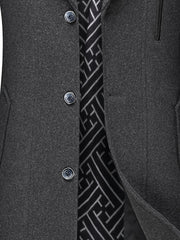 Men’s Sheep Tweed Coat with Scarf Collar by Snagg A Coat