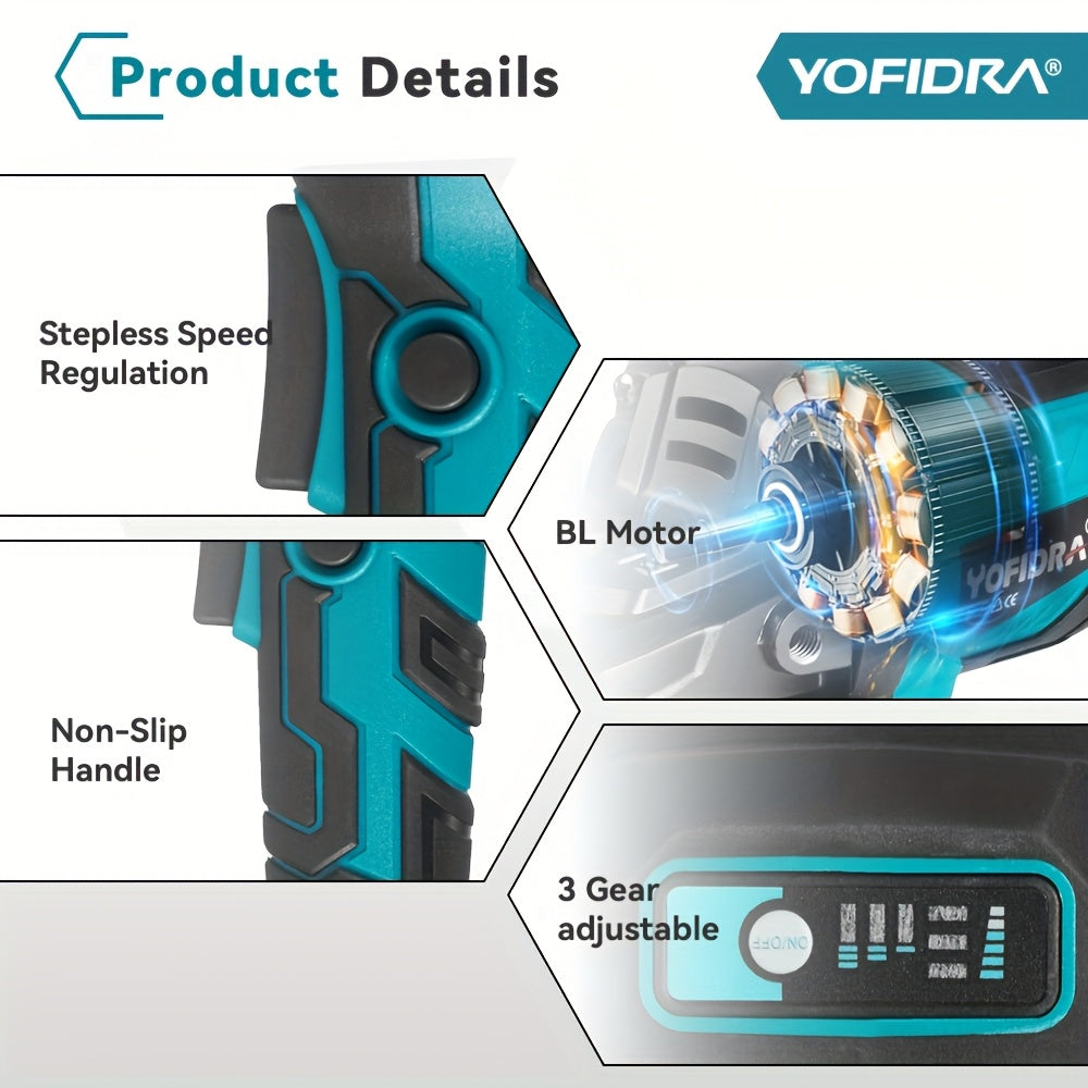 125mm Brushless Cordless Angle Grinder