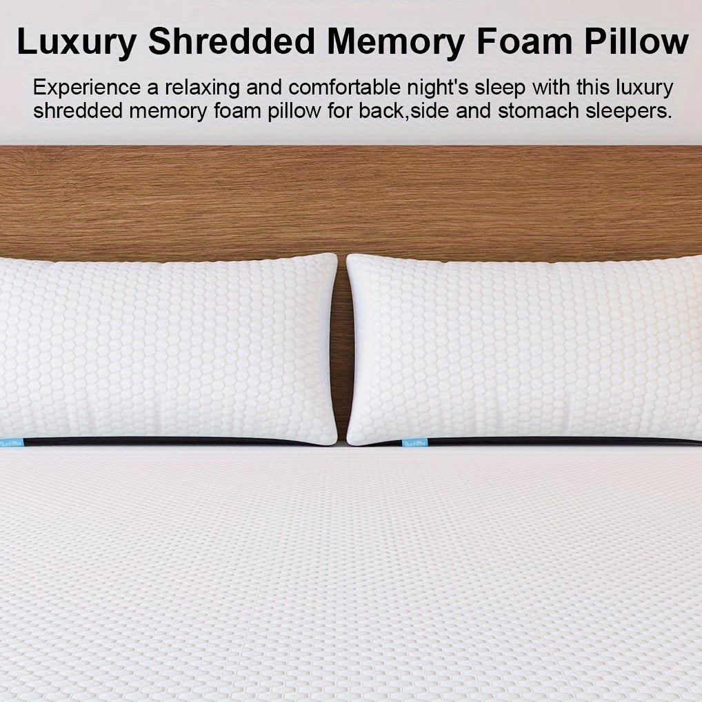 chess Premium Bamboo Shredded Cool Gel Bed Pillow by Snagg A Pillow