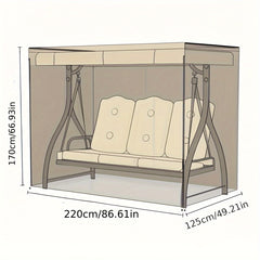 Beige Oxford Swing Chair Cover by Snagg A Canopy Tent