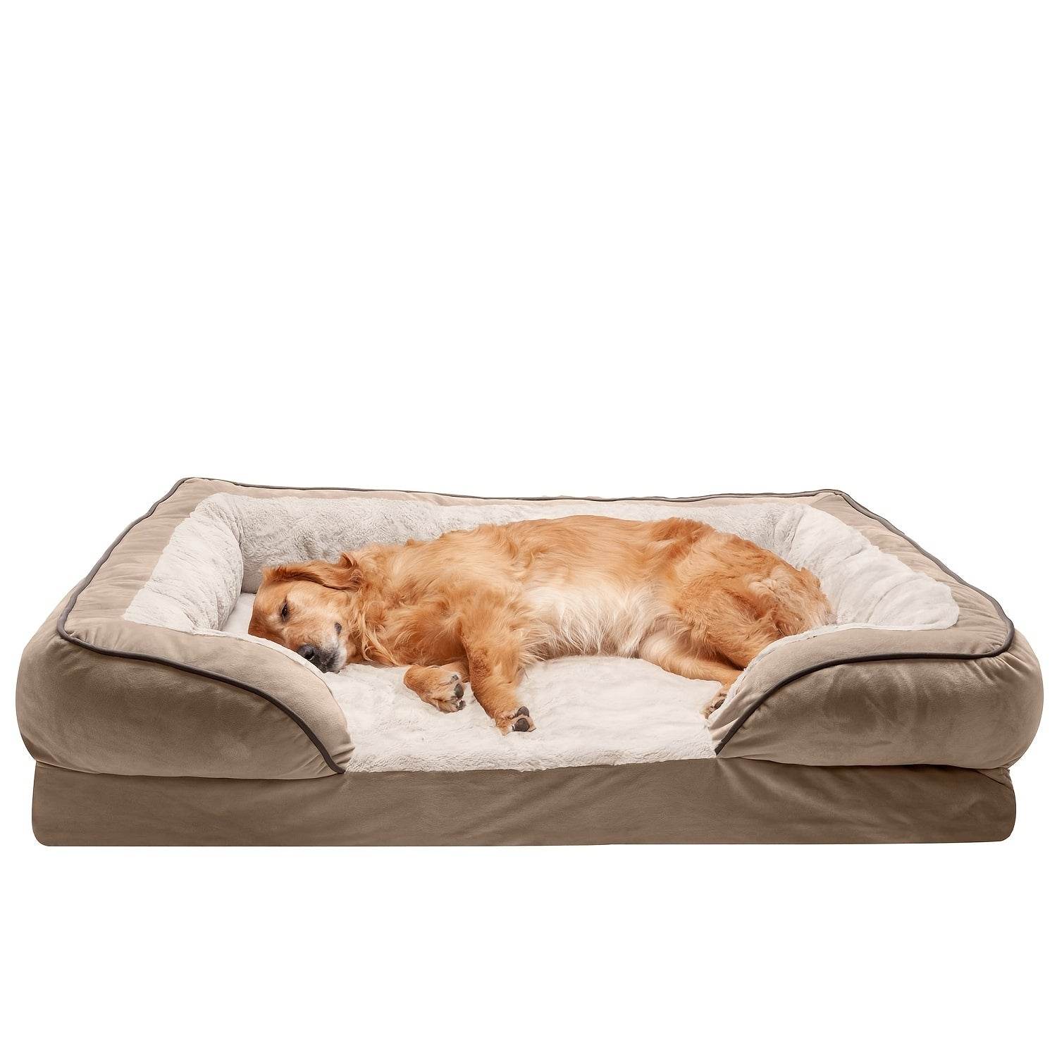 Cozy Warmth Large Dog Bed with Removable Cover - SnaggIt