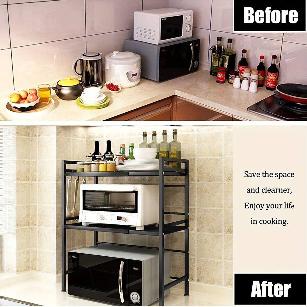 3 Tier Adjustable Metal Kitchen Rack by Snagg A Rack