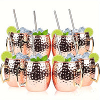 Moscow Mule Mugs 16oz Stainless Steel Shatter Resistant Home by Snagg A Cup