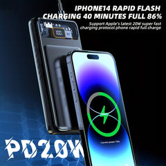 20000mAh Large Capacity Charging Power Bank by Snagg A Power Bank