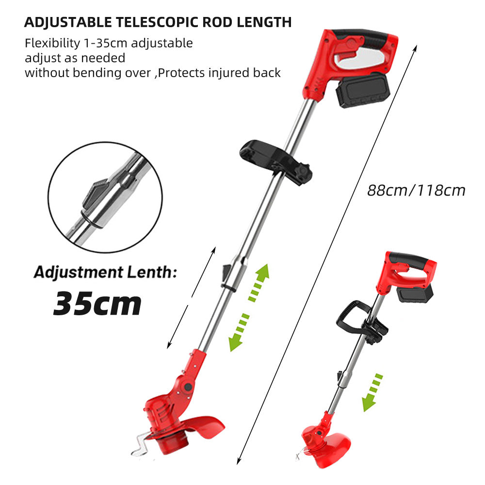 800W 24V Cordless Grass Trimmer & Brush Cutter