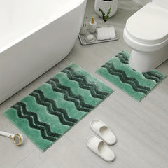2 Pcs Luxury Bathroom Rug Set by Snagg A Rug