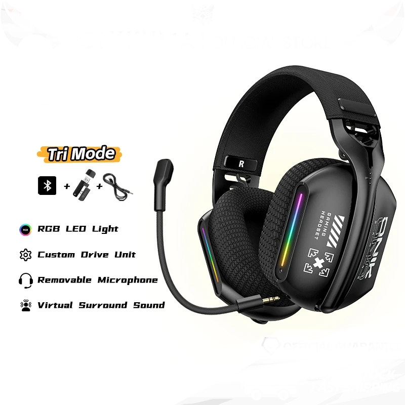 Wireless Gaming Headset Compatible With PC, PS4 & PS5 by Snagg A Gaming Headset