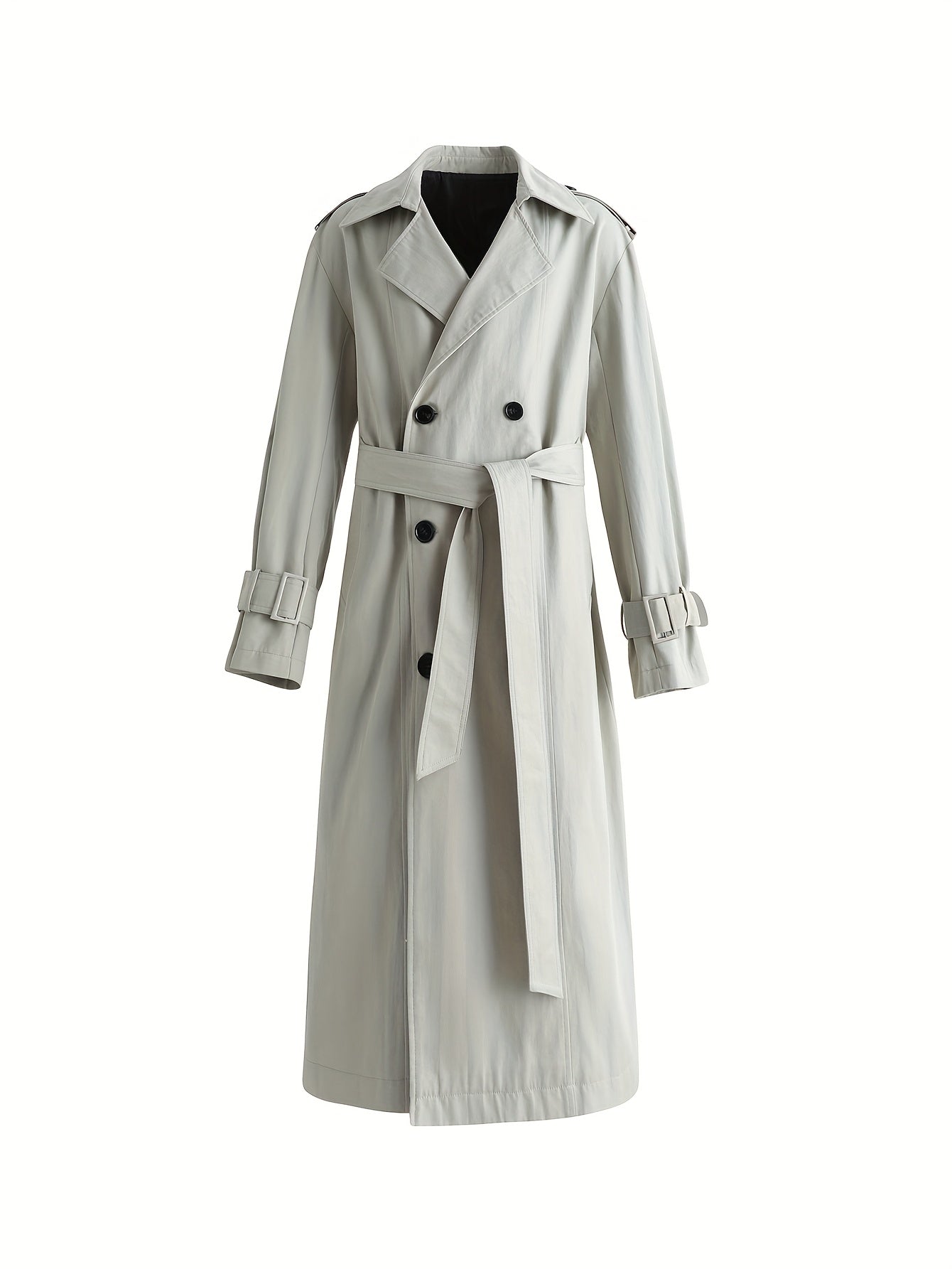 Men’s Double-Breasted Trench Coat with Belt by Snagg A Coat