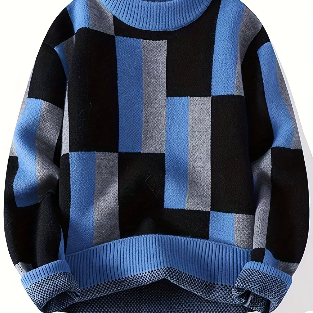 Men’s Geometric Pattern Sweater by Snagg A Jumper