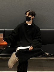 Men’s Loose Striped Knitted Golf Sweater by Snagg A Jumper