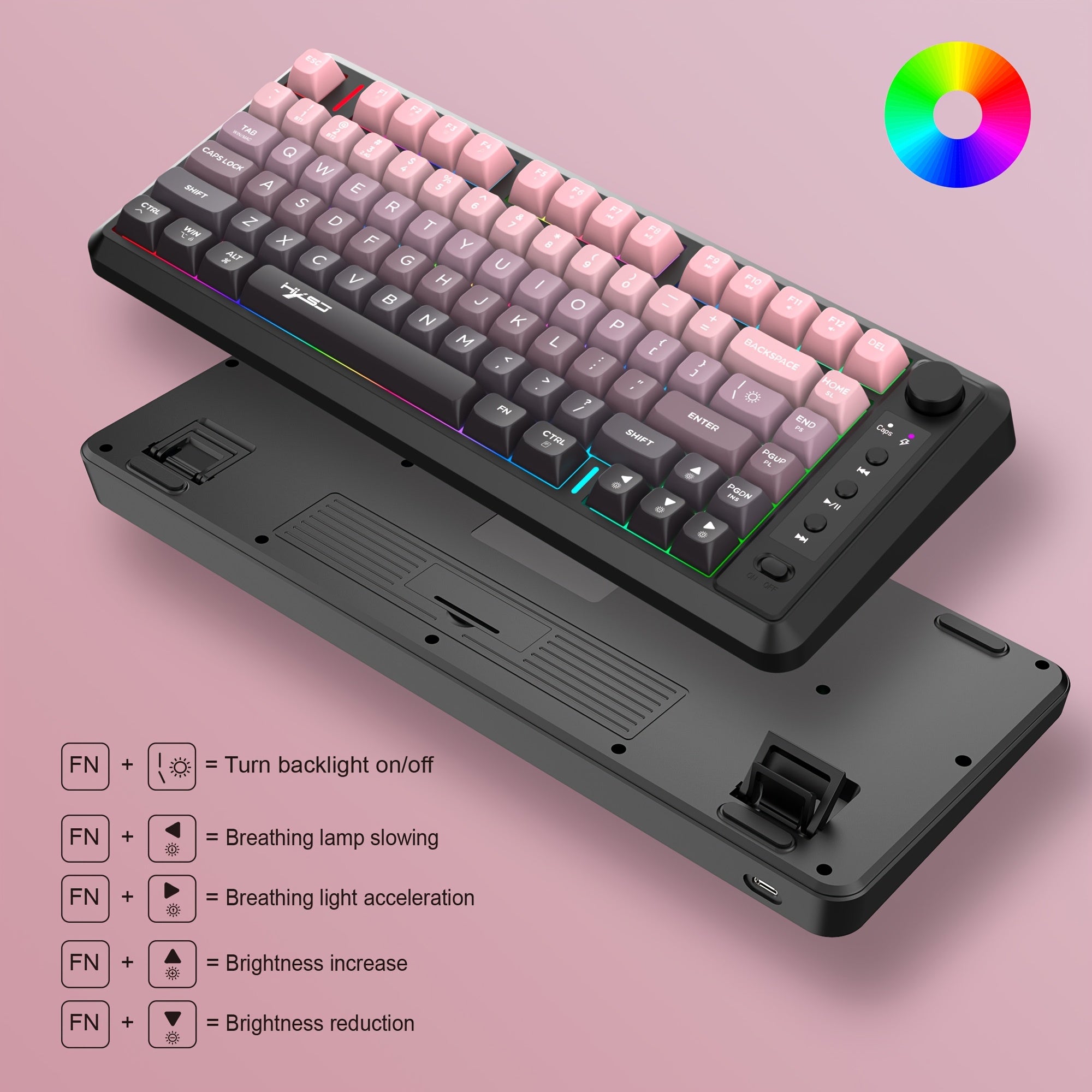 81 Key Wireless Keyboard Type-C Charging & Rechargeable Battery for PC & Mac by Snagg A Keyboard