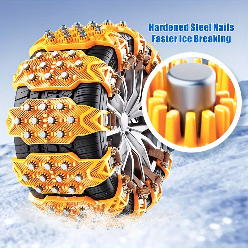 4pcs Universal Car Snow Chains by Snagg A Snow Chains