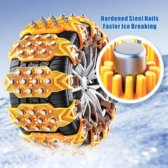 4pcs Universal Car Snow Chains by Snagg A Snow Chains