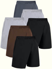 6pcs Men’s Summer Casual Jean-Style Shorts - SnaggIt