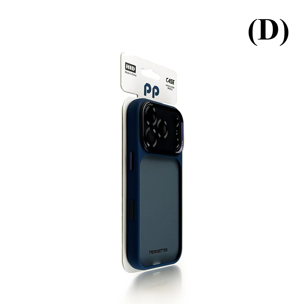 Shockproof Shield Matte Transparent Phone Case - For iPhone 15 Series - D - Dark Blue / Pro Max - Cases & Covers