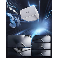 20W USB-C Fast Charger 3 Pack - With to Cable - White - Charging Hubs