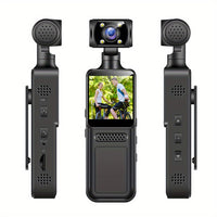 4K Portable Camera – 180° Rotating Lens with Full Color Night Vision & External Mic Support by Snagg A Portable Camera