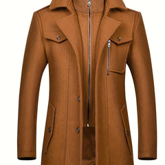 Men’s Autumn/Winter Double-Breasted Tweed Coat by Snagg A Coat