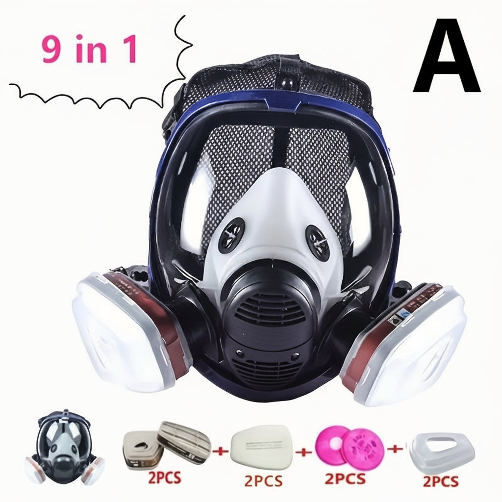 Silicone Full Face Respirator Mask by Snagg A Face Mask