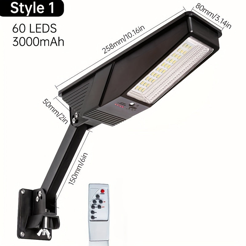 Solar LED Super Bright Outdoor Street Light with Remote by Snagg An Outdoor Light