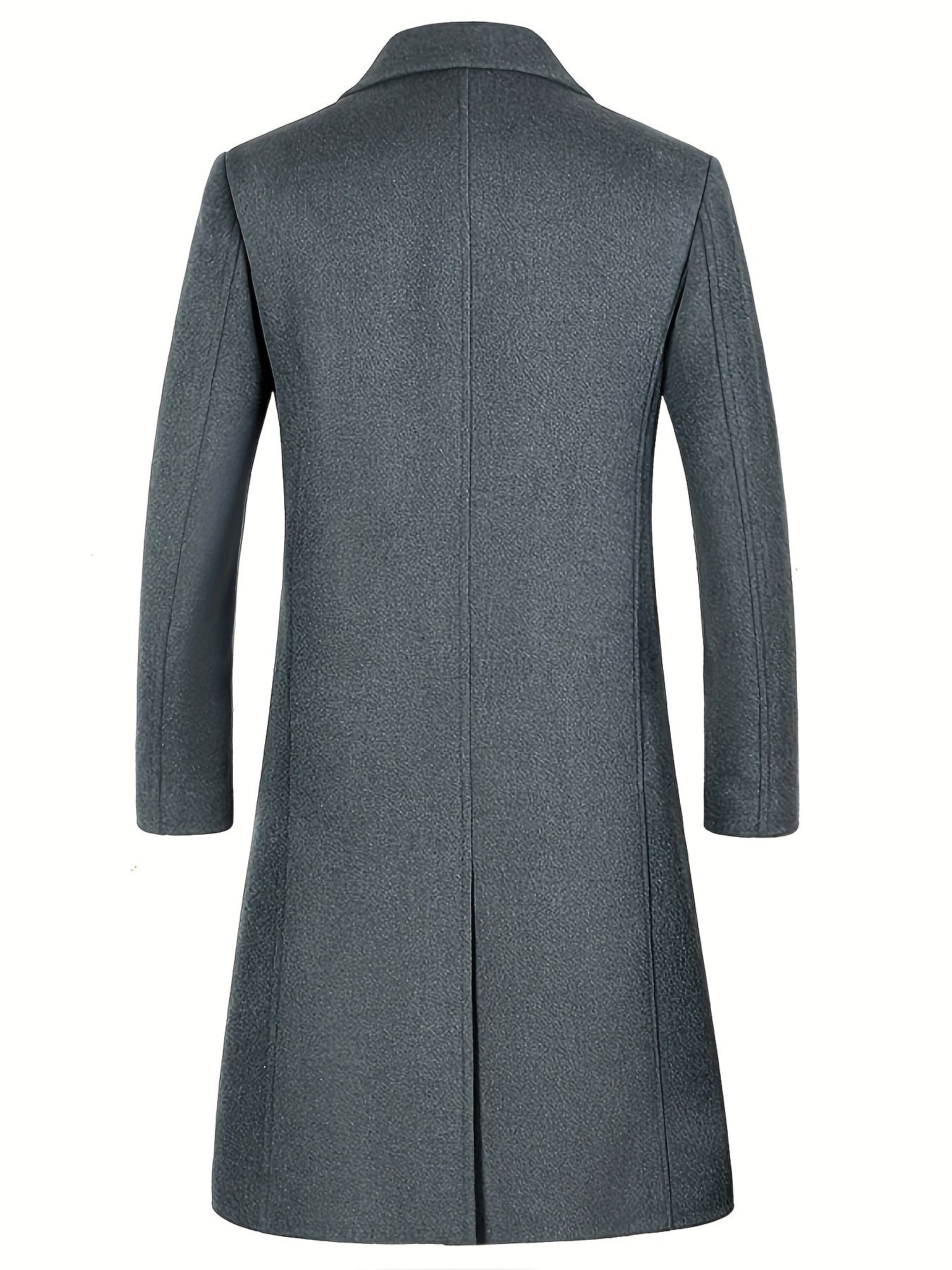 Stylish Wool Blend Men’s Retro Long Coat by Snagg A Coat