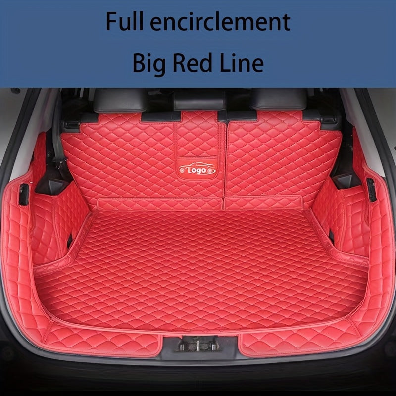 3D Faux Leather Trunk Mat by Snagg A Trunk Mat