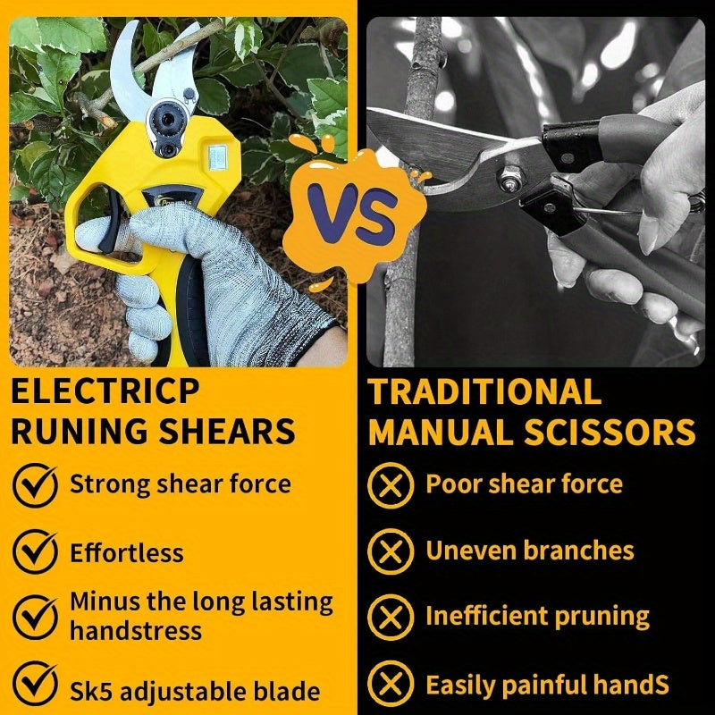 Heavy Duty 21V Cordless Electric Pruning Shears