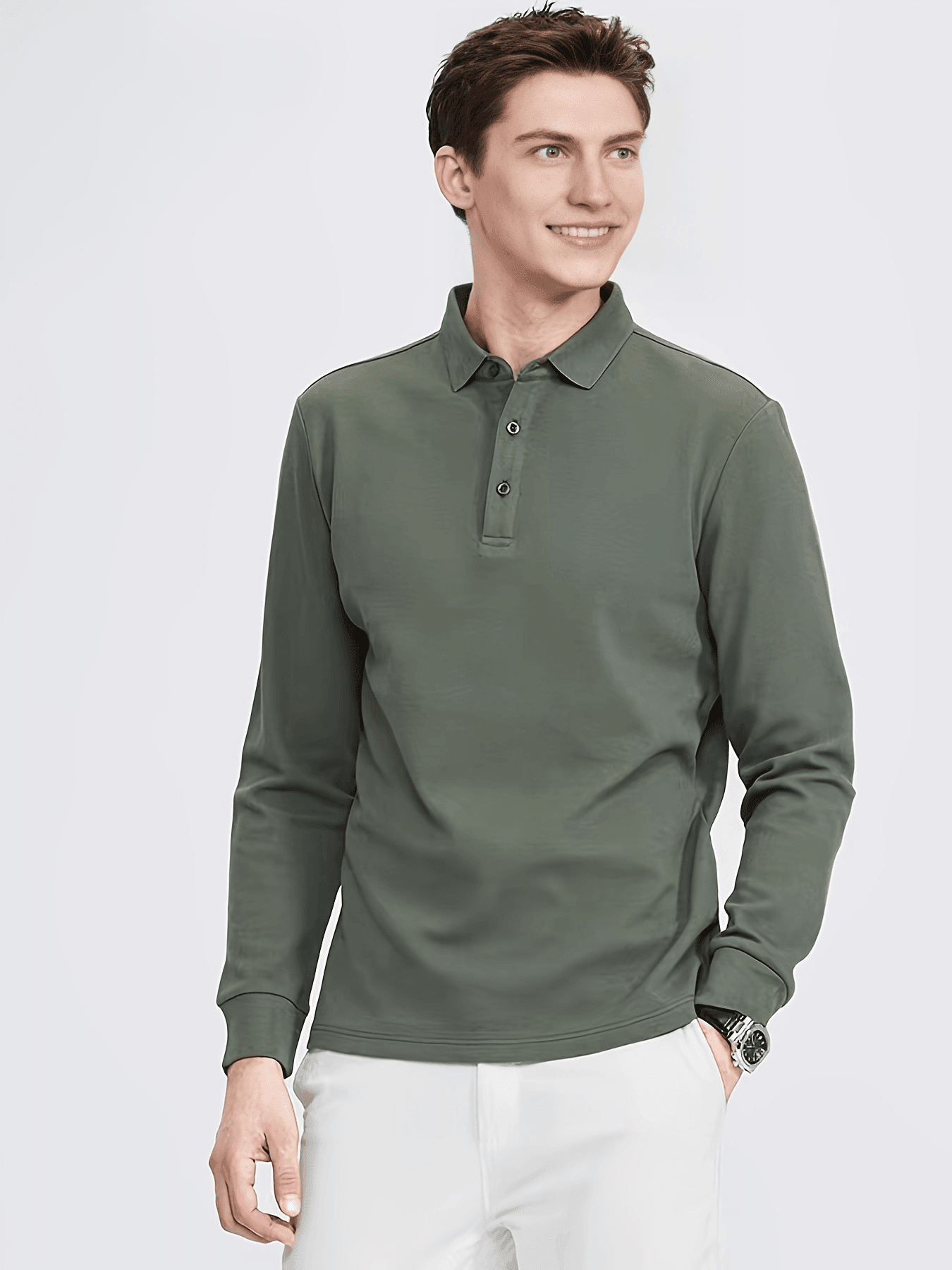 4-Pack Premium Men’s Long Sleeve Golf Shirts - SnaggIt