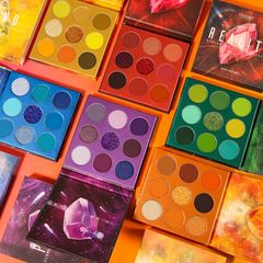 Professional 54 Color Gemstone Inspired Eye Shadow Collection – High Pigment Matte, Shimmer & Metallic Mega Palette