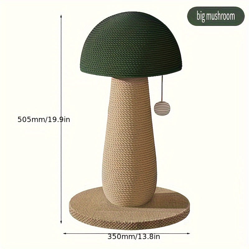 Mushroom Cat Scratching Post by Snagg A Scratcher