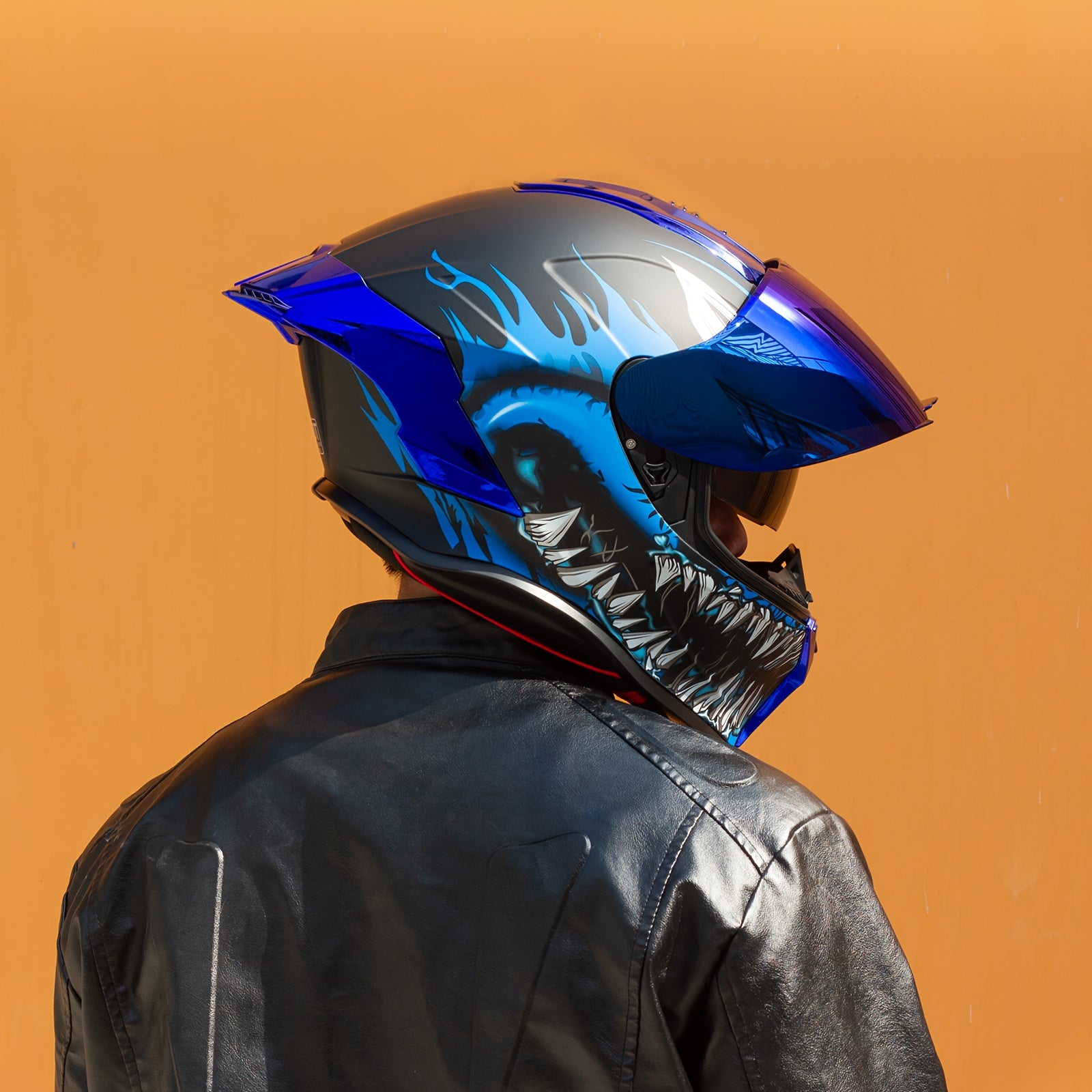 Full Face Motorcycle Helmet by Snagg A Motorcycle Helmet