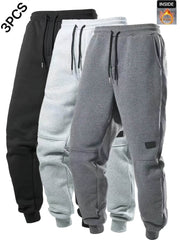 3pcs Men’s Casual Athletic Joggers - SnaggIt