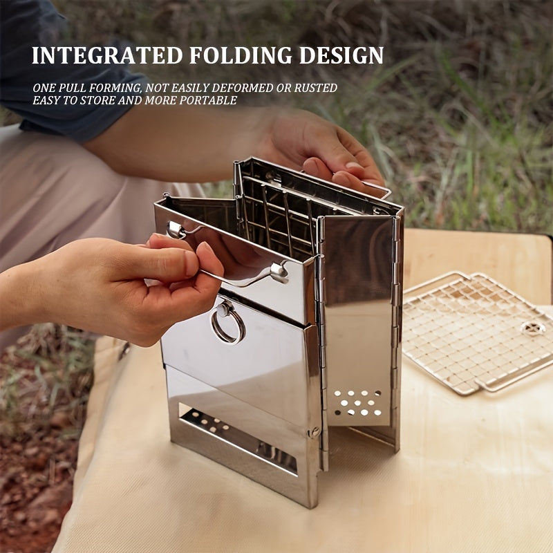 Outdoor Mini Firewood Stove by Snagg A Stove