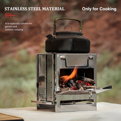 Outdoor Mini Firewood Stove by Snagg A Stove