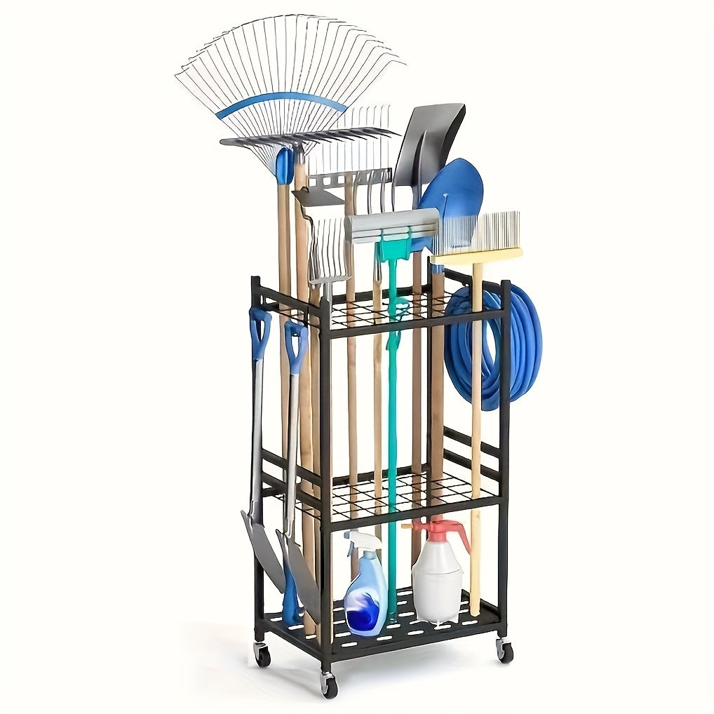 Heavy Duty Steel Garden Tool Rack by Snagg A Rack