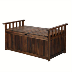 Wooden Outdoor Storage Box Bench by Snagg A Box