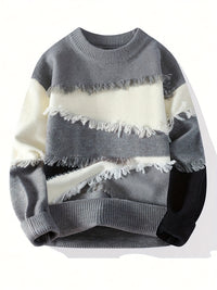Men’s Cozy Striped Knit Sweater by Snagg A Sweater