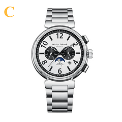 Automatic Mechanical Moon Phase Watch – Sapphire Crystal | Business & Casual | Multi Function Water Resistant