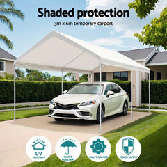Heavy-Duty Steel Shelter Canopy 3×6m by Snagg A Canopy Tent