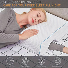 Couple’s Spinal Alignment Arch Pillow – Zero Pressure Design by Snagg A Pillow