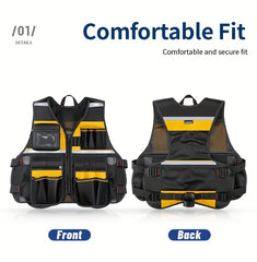 Adjustable Electrician Tool Vest by Snagg A Tool Vest