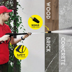 Industrial 4800 PSI Petrol Pressure Washer – 10HP Engine with 20m Hose