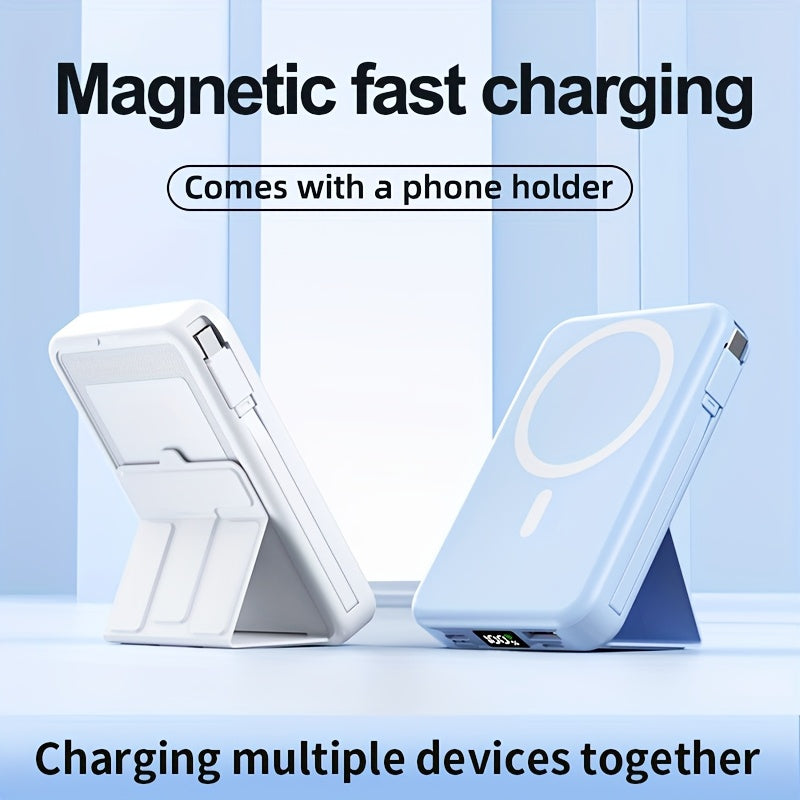 Magnetic 5 Device Fast Charging Power Bank - 10,000mAh - Banks