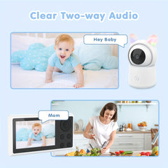 Baby Monitor with 4.3″ Screen – No WiFi Required by Snagg An Indoor Camera