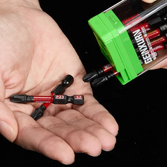 15 Pcs 2" Impact Pozi Screwdriver Bit Set – Magnetic S2 Steel Pozi Bits with Colorful Storage Box