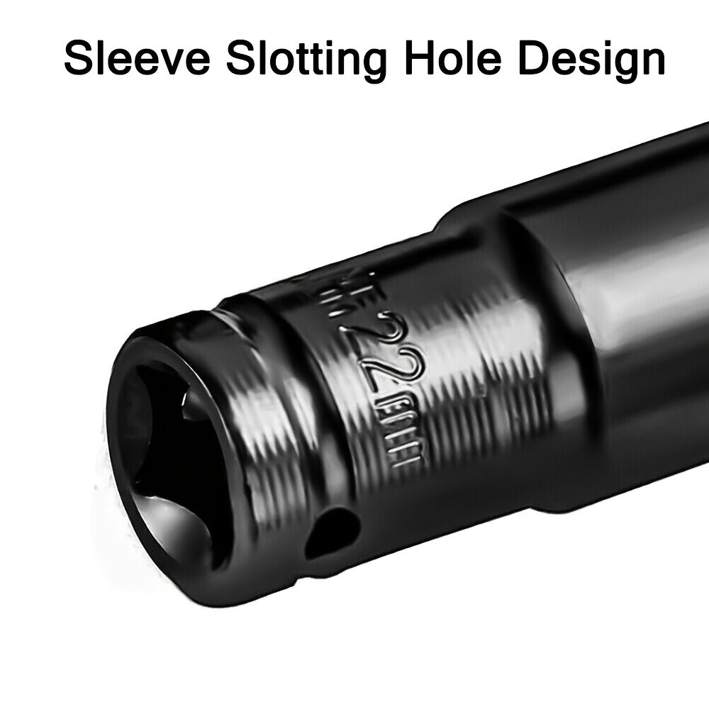 20 Pcs 1/2’’ Drive Hex Impact Socket Set — Deep Metric 8–32mm - 1set (20pcs) - Other Power Tools