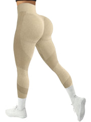 Women’s 4-Pack Seamless Stripe Yoga Leggings by Snagg A Pant